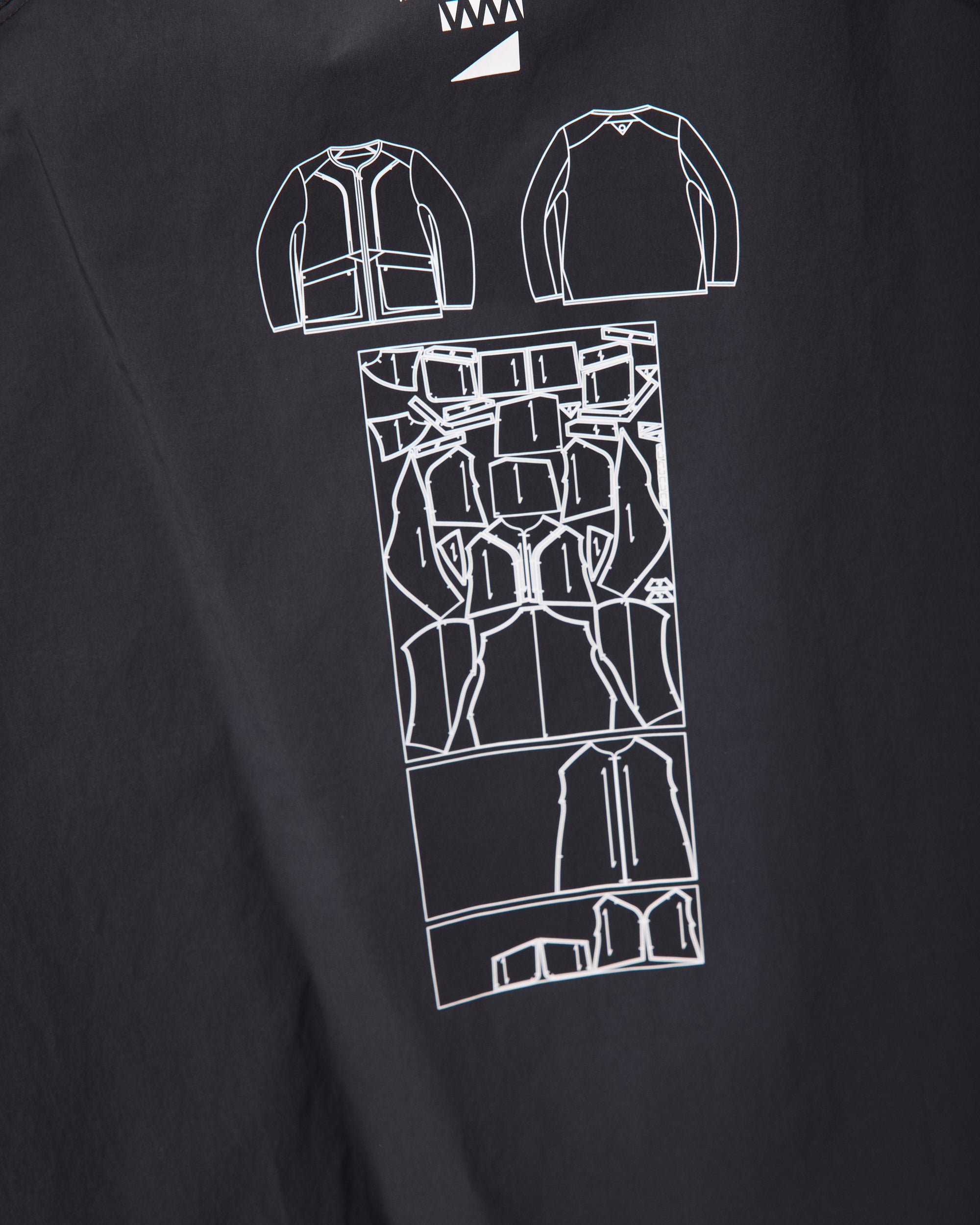 TAFFETA NO COLLAR BLOUSON JACKET