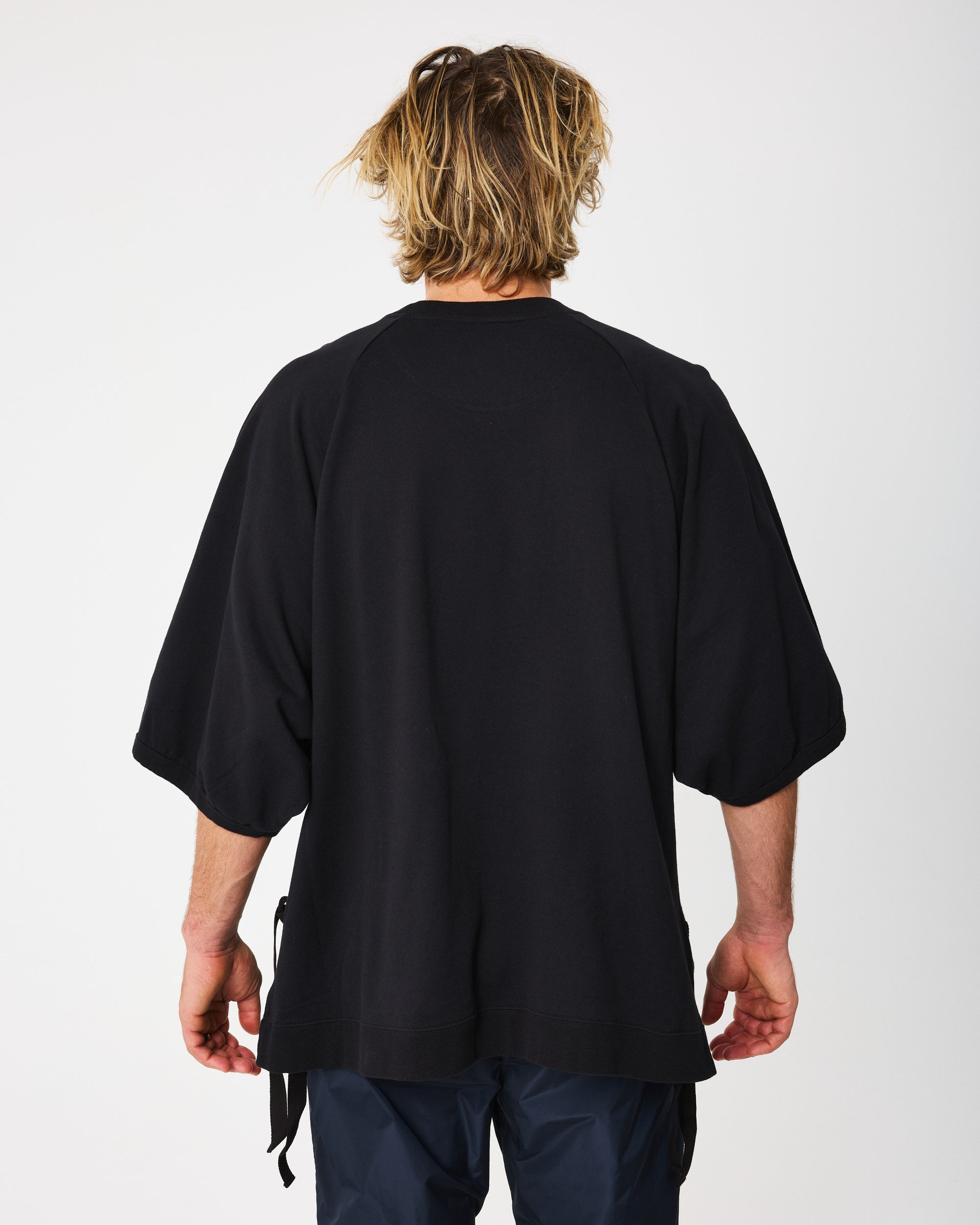 MENS HALF SLEEVE EMBROIDERY LOGO PULLOVER