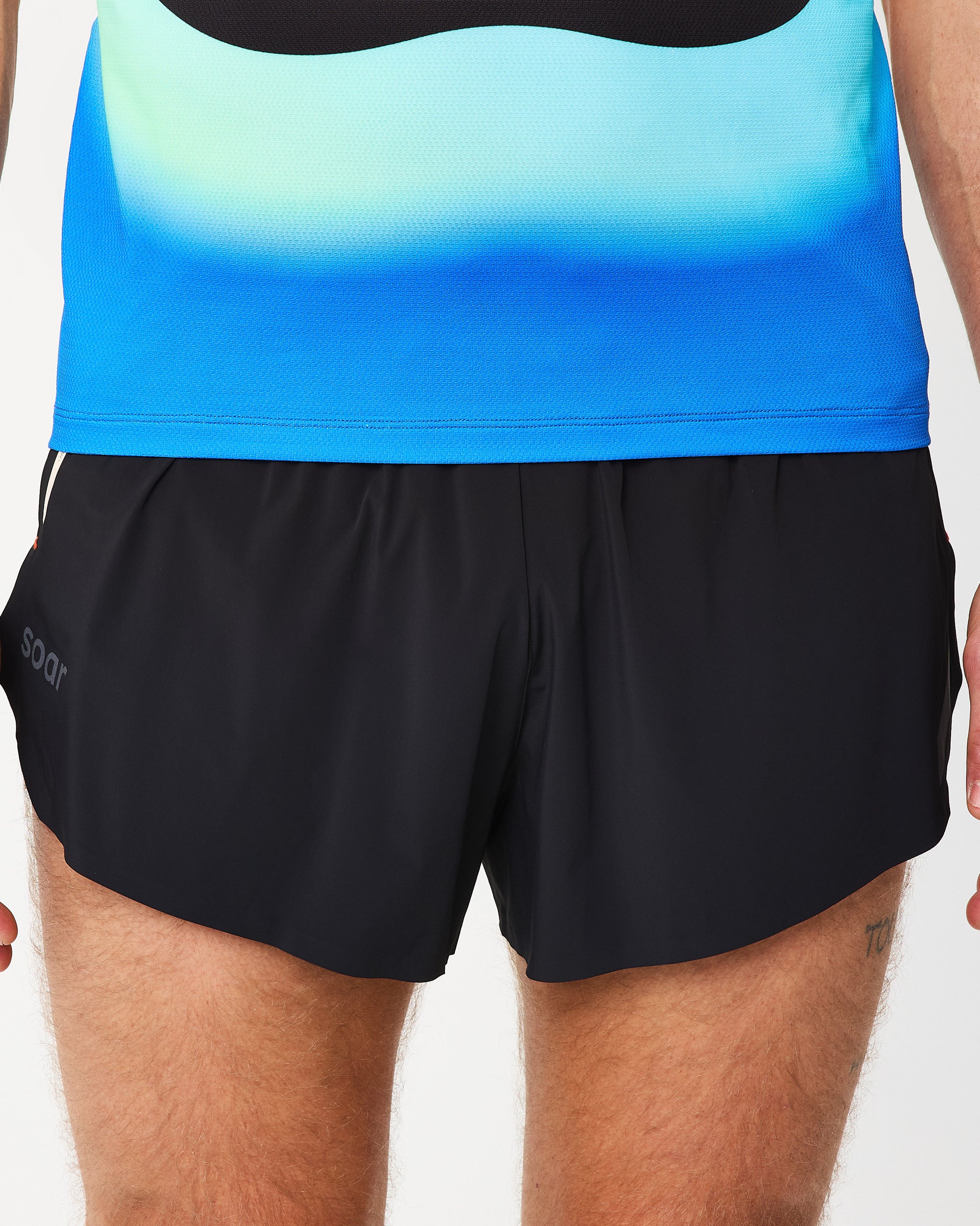 Mens Split Shorts