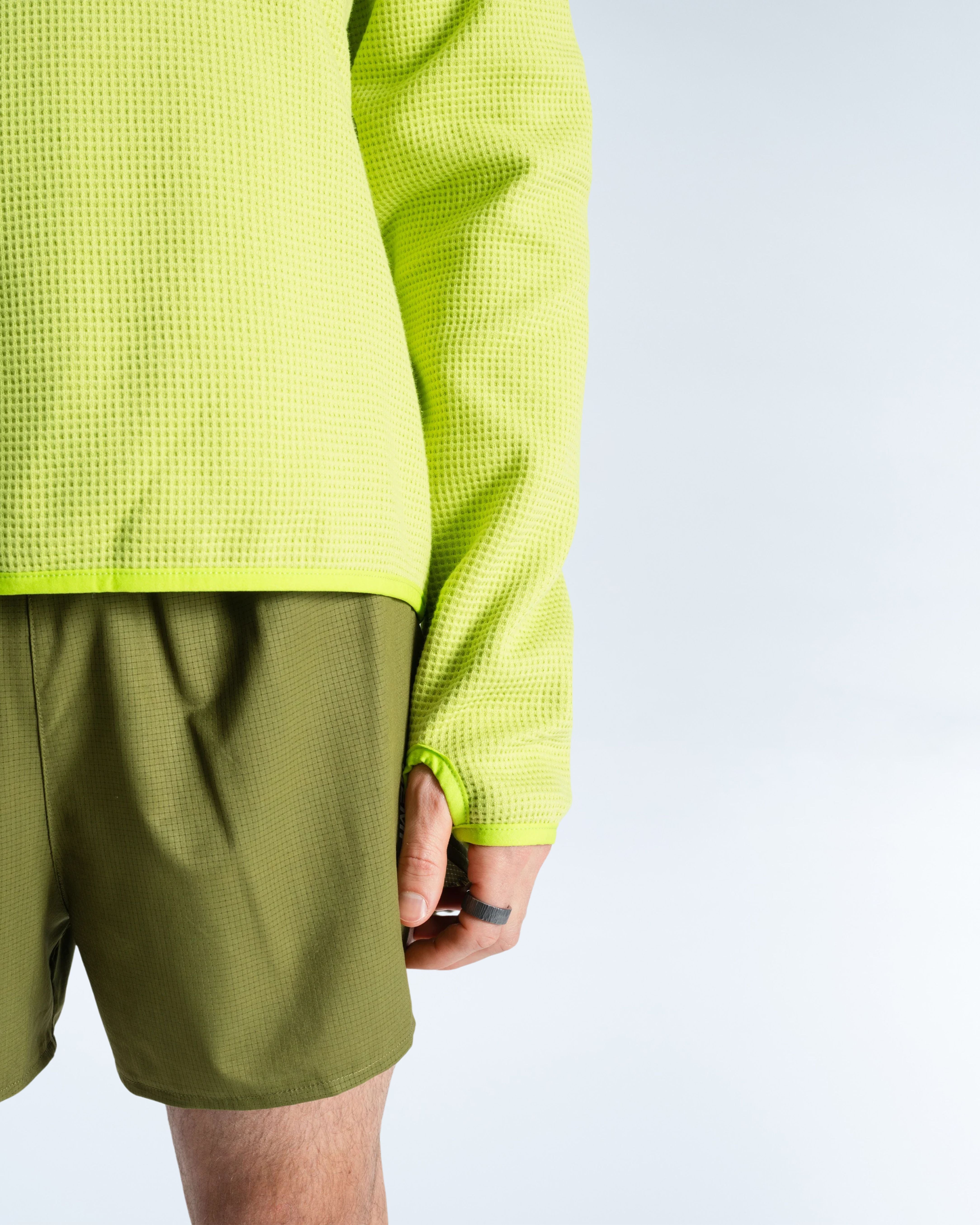 Mens Organic Cotton Waffle Long Sleeve