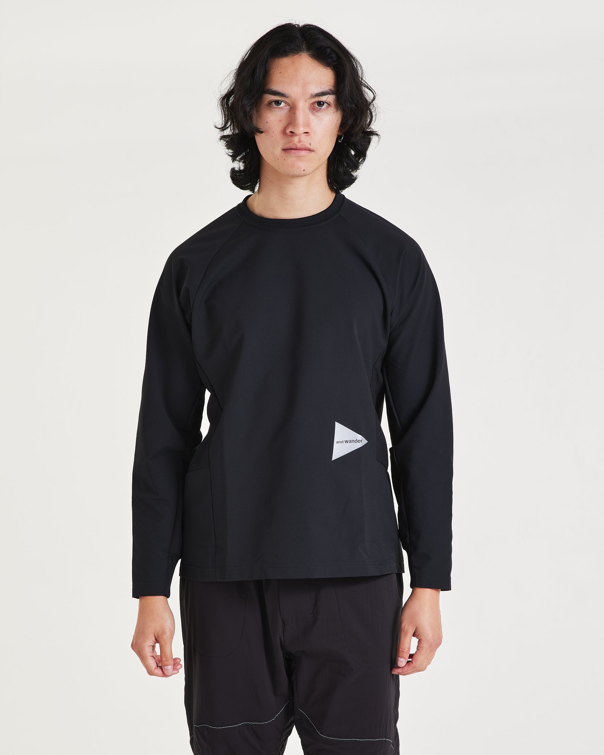 Mens Long Sleeve Hybrid Base Layer