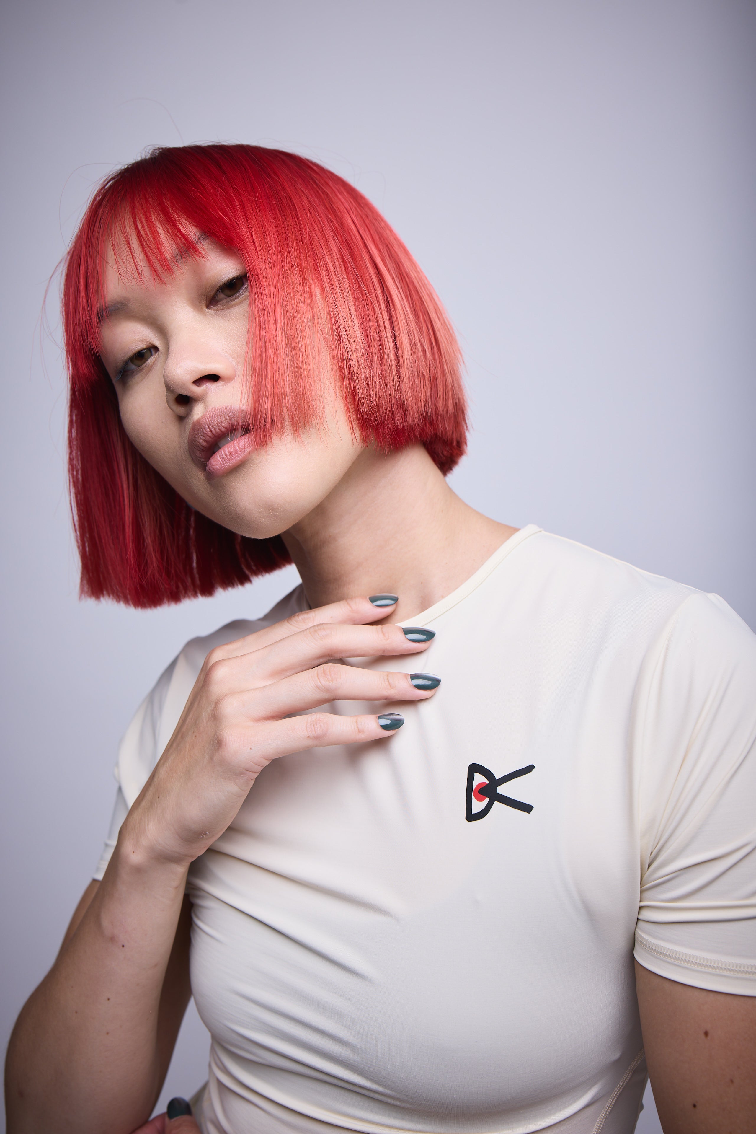 WOMENS PANELED SHORT SLEEVE TEE