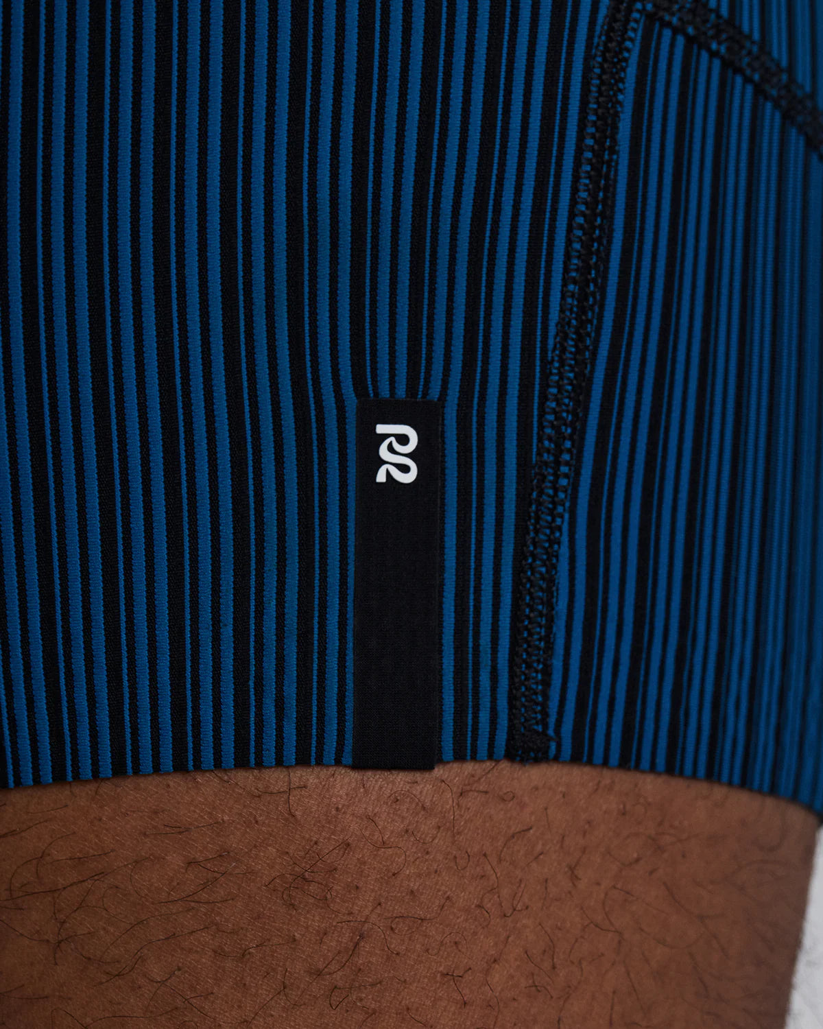 Mens Striped Cadence™ 7 Pocket Lined Quarter Tights