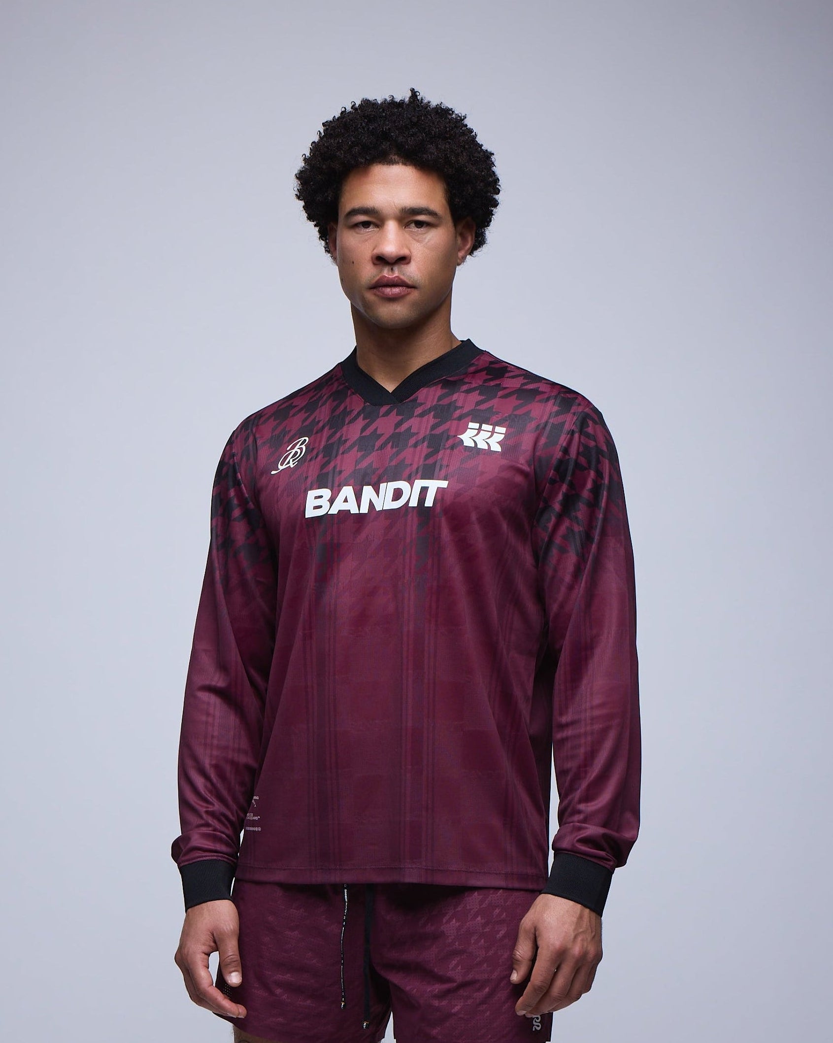 MENS JACQUARD FOOTY L/S