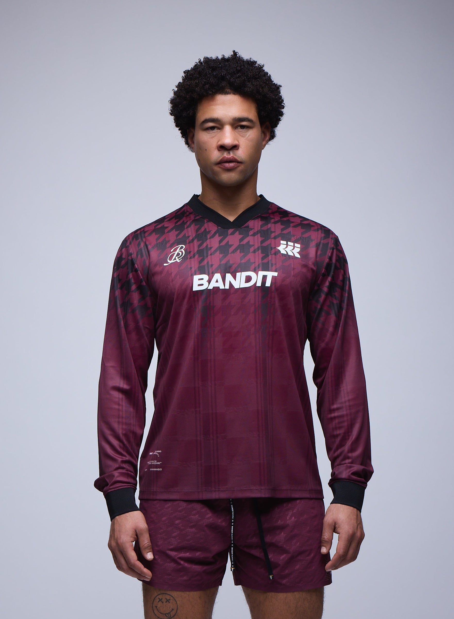 MENS JACQUARD FOOTY L/S