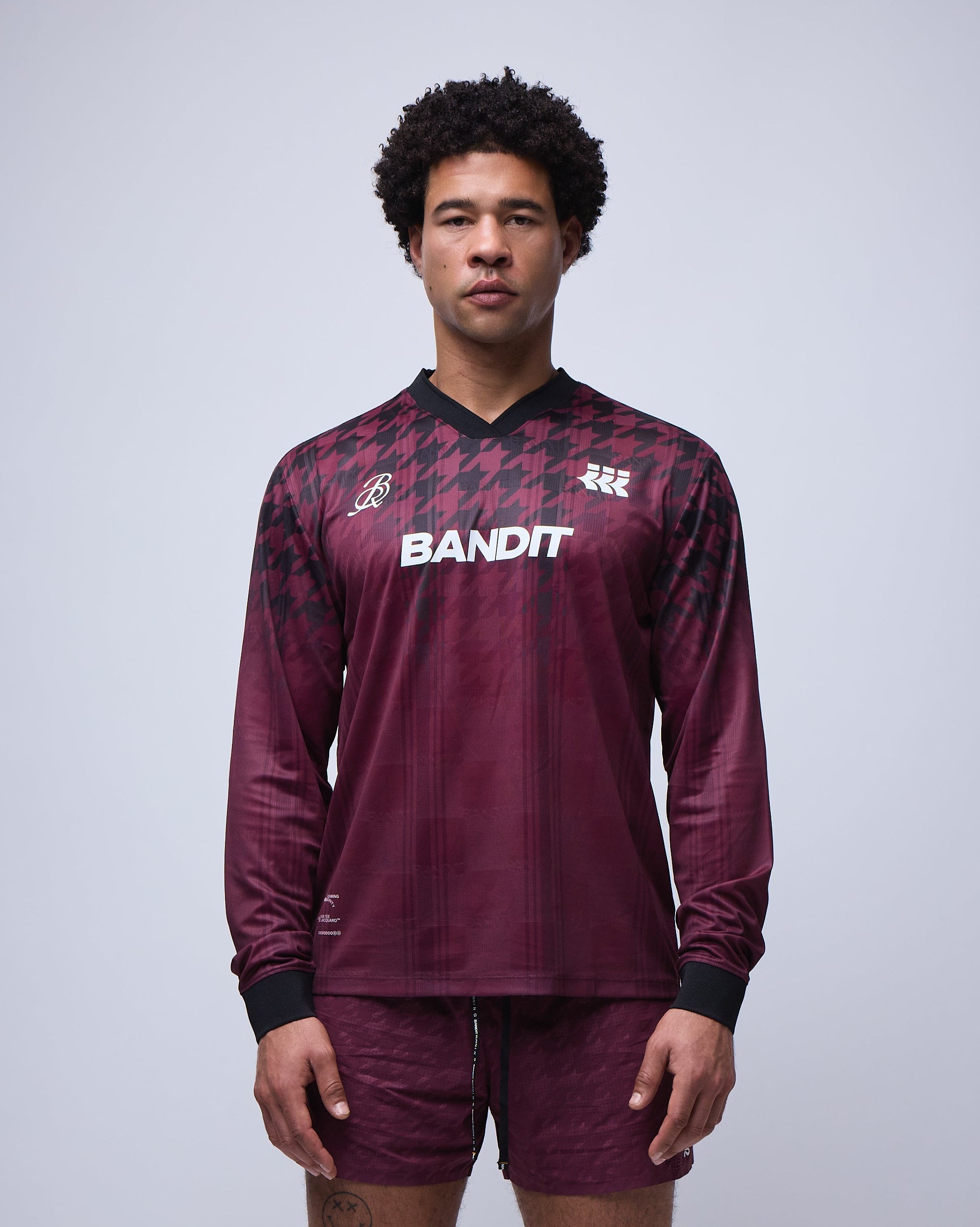 MENS JACQUARD FOOTY L/S