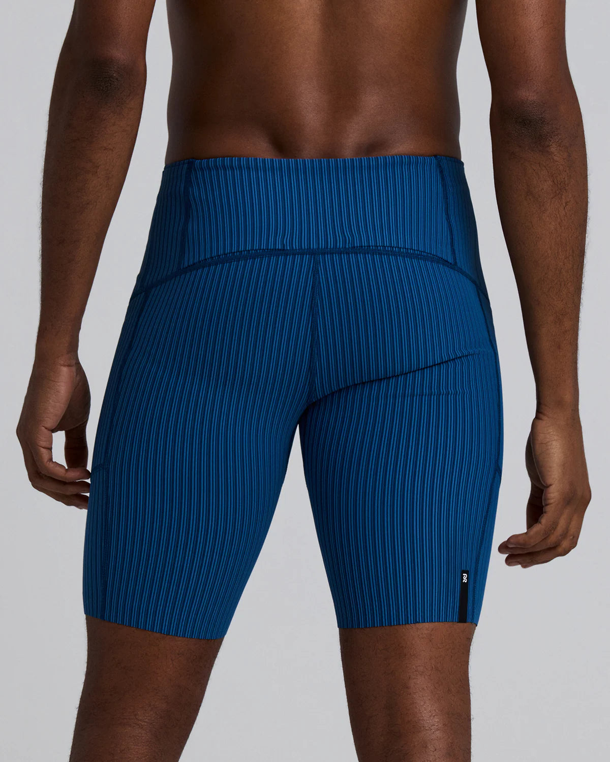 Mens Striped Cadence™ 7 Pocket Lined Half Tights