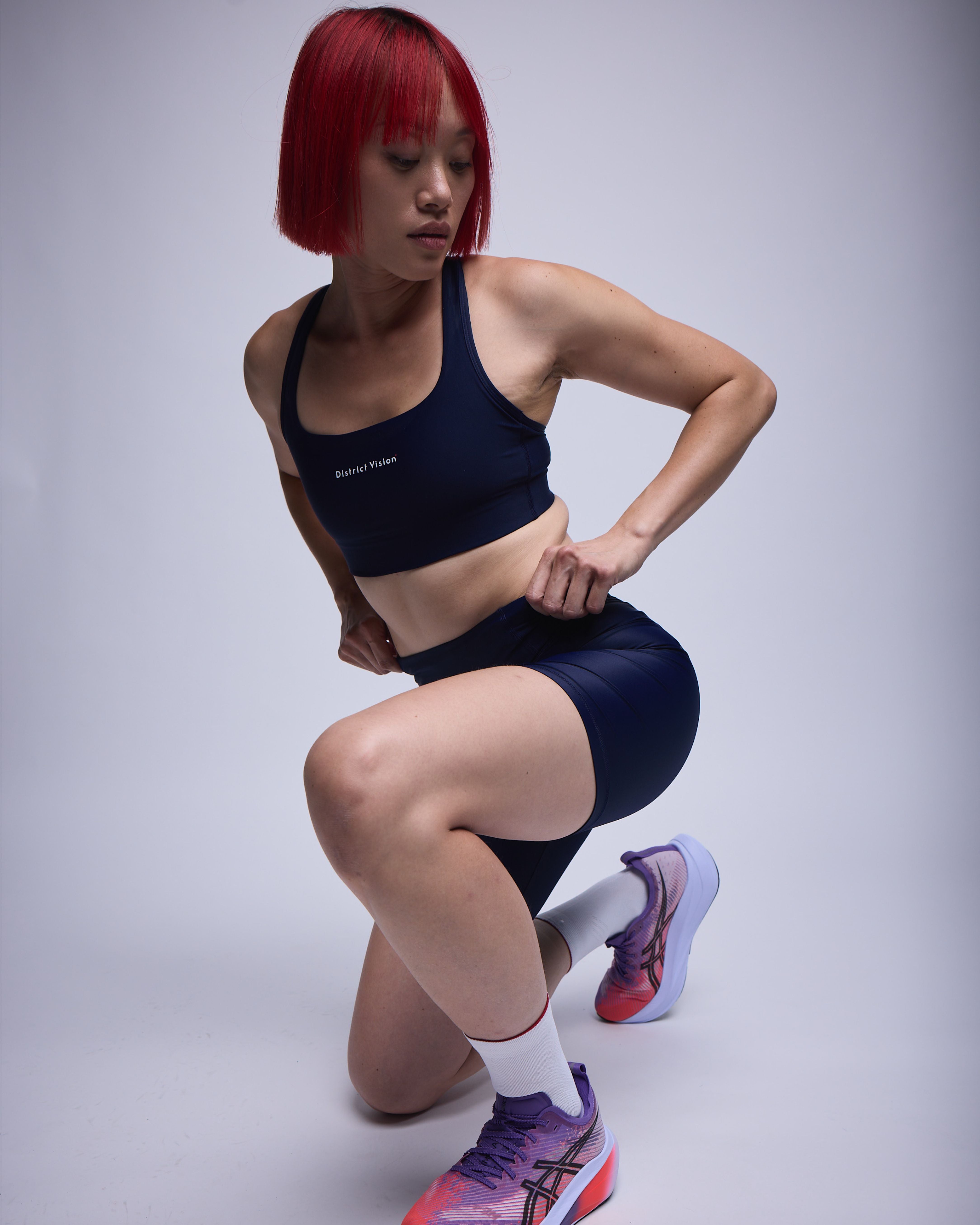 WOMENS 7" POCKETED HALF TIGHTS