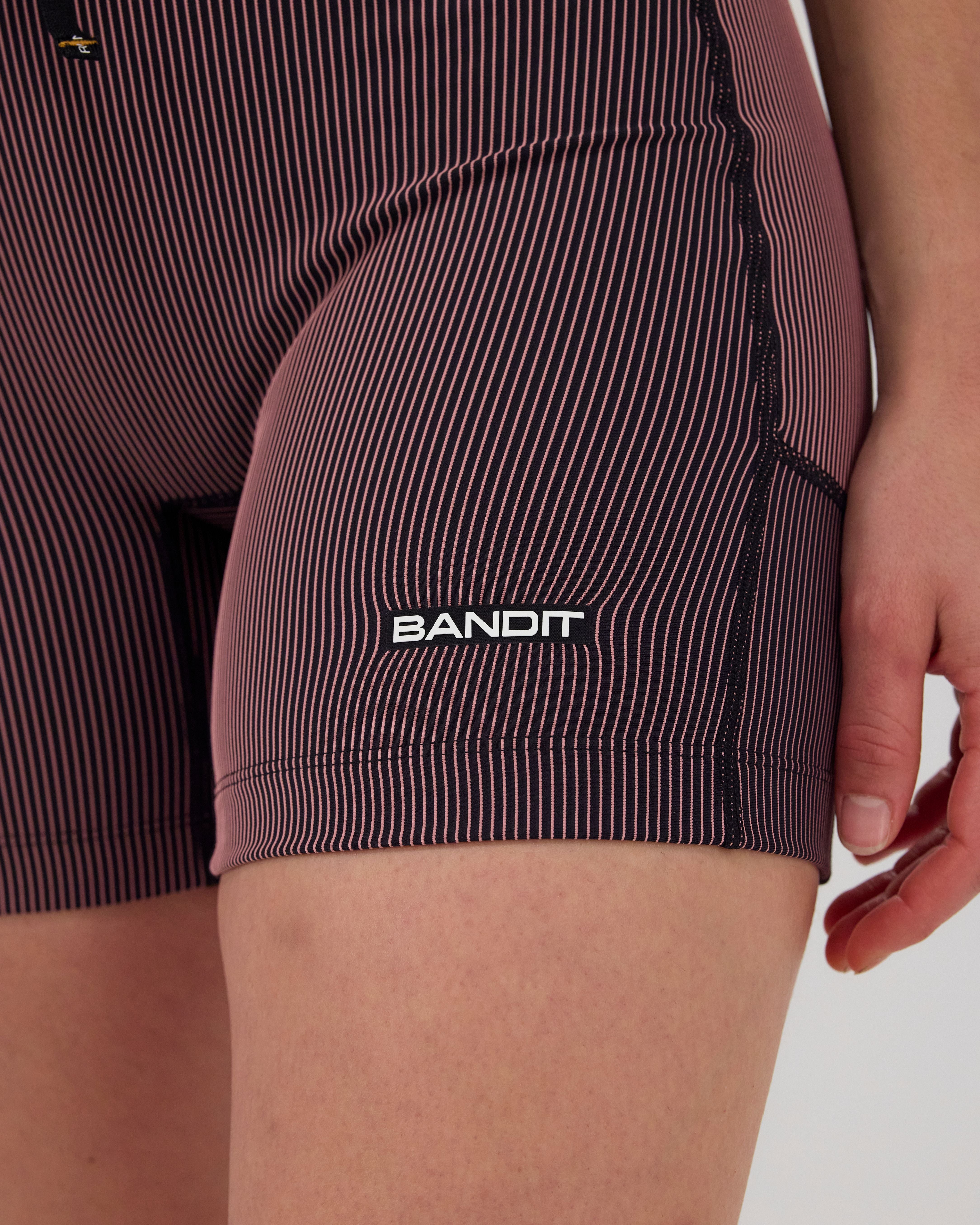 WOMENS STRIPED CADENCE™ 5" COMPRESSION SHORT