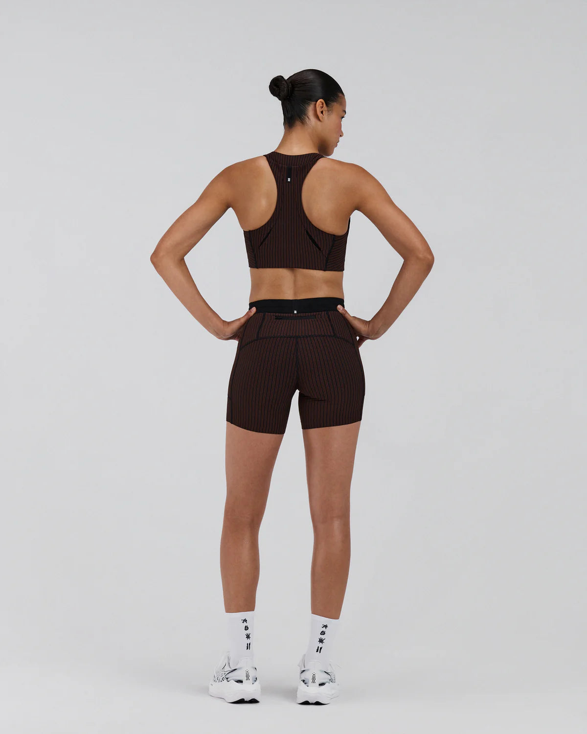 Womens Striped Cadence™ Longline Bra
