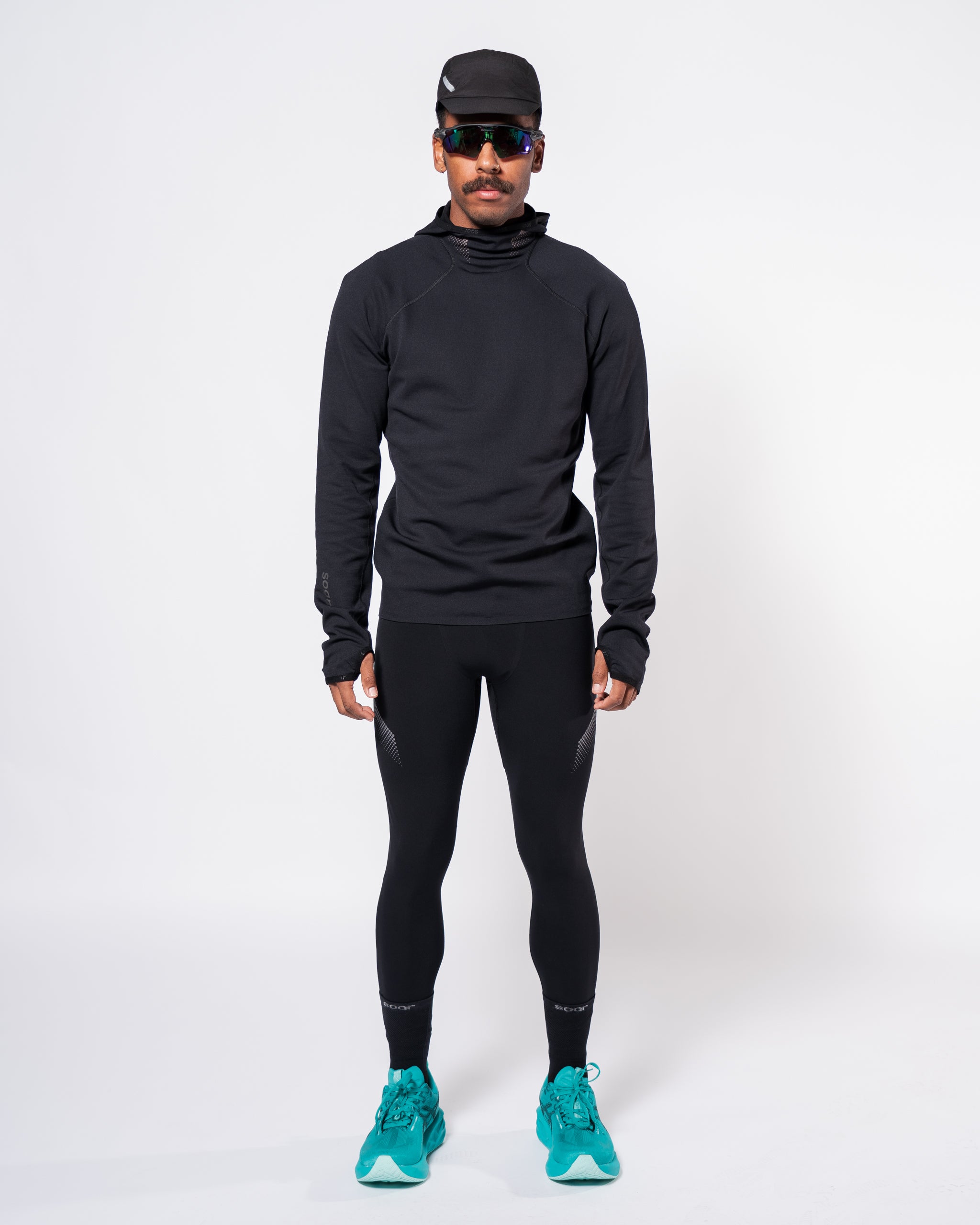 Mens Hooded WoolTech Top