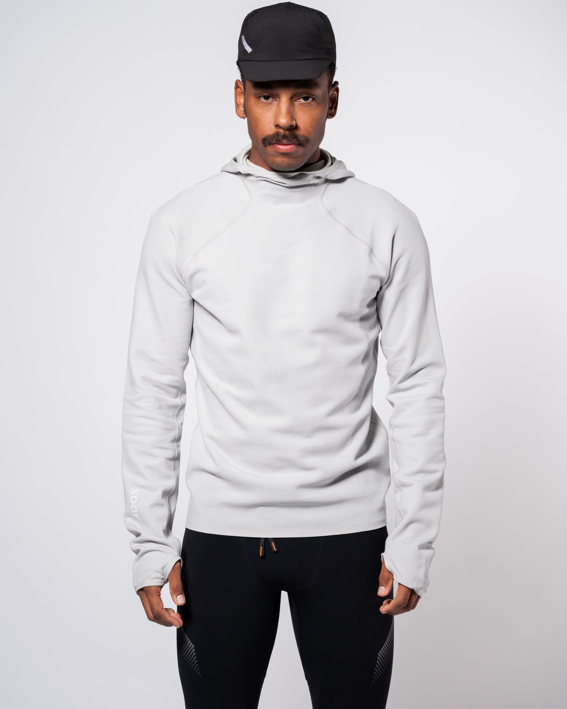 Mens Hooded WoolTech Top