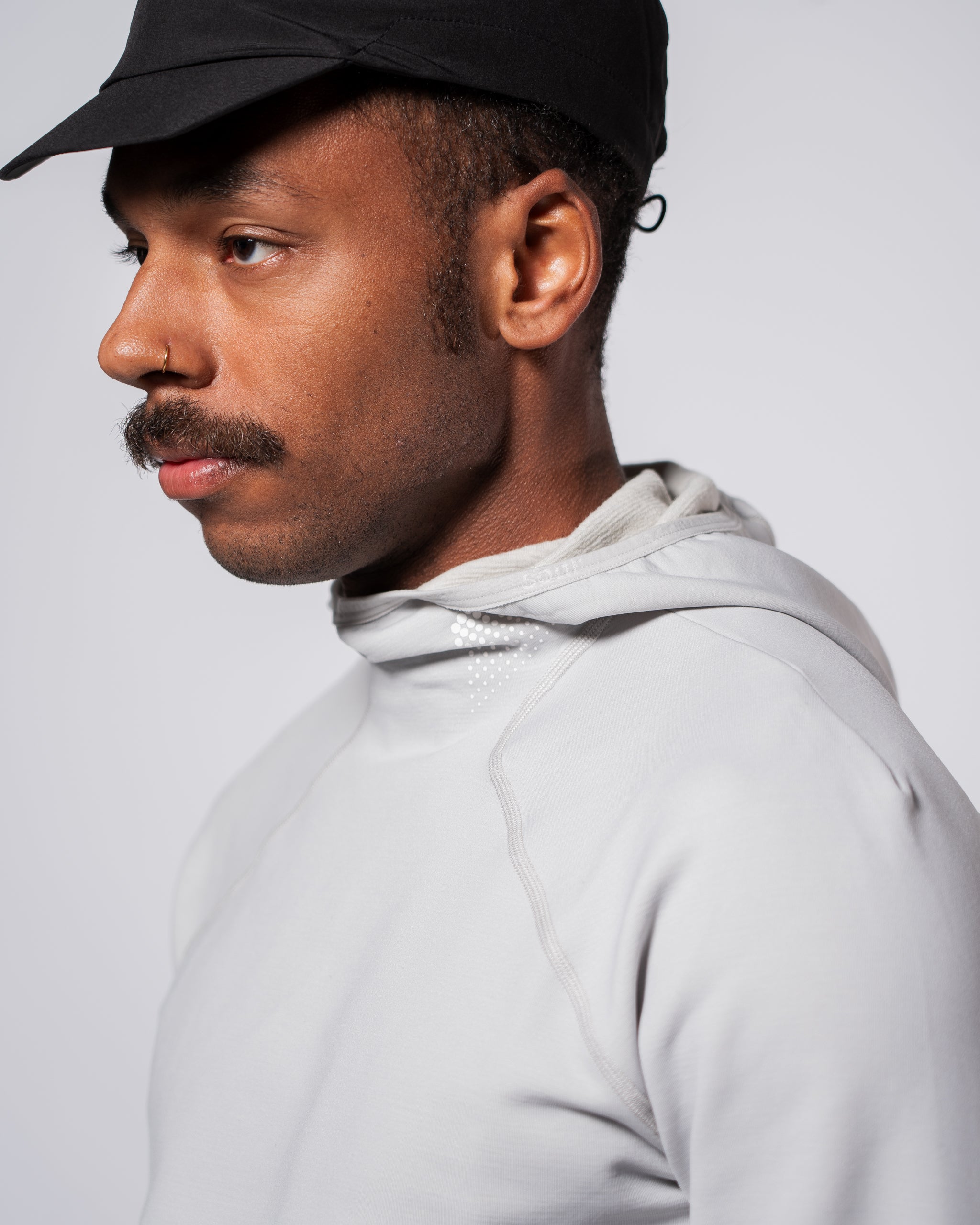 Mens Hooded WoolTech Top