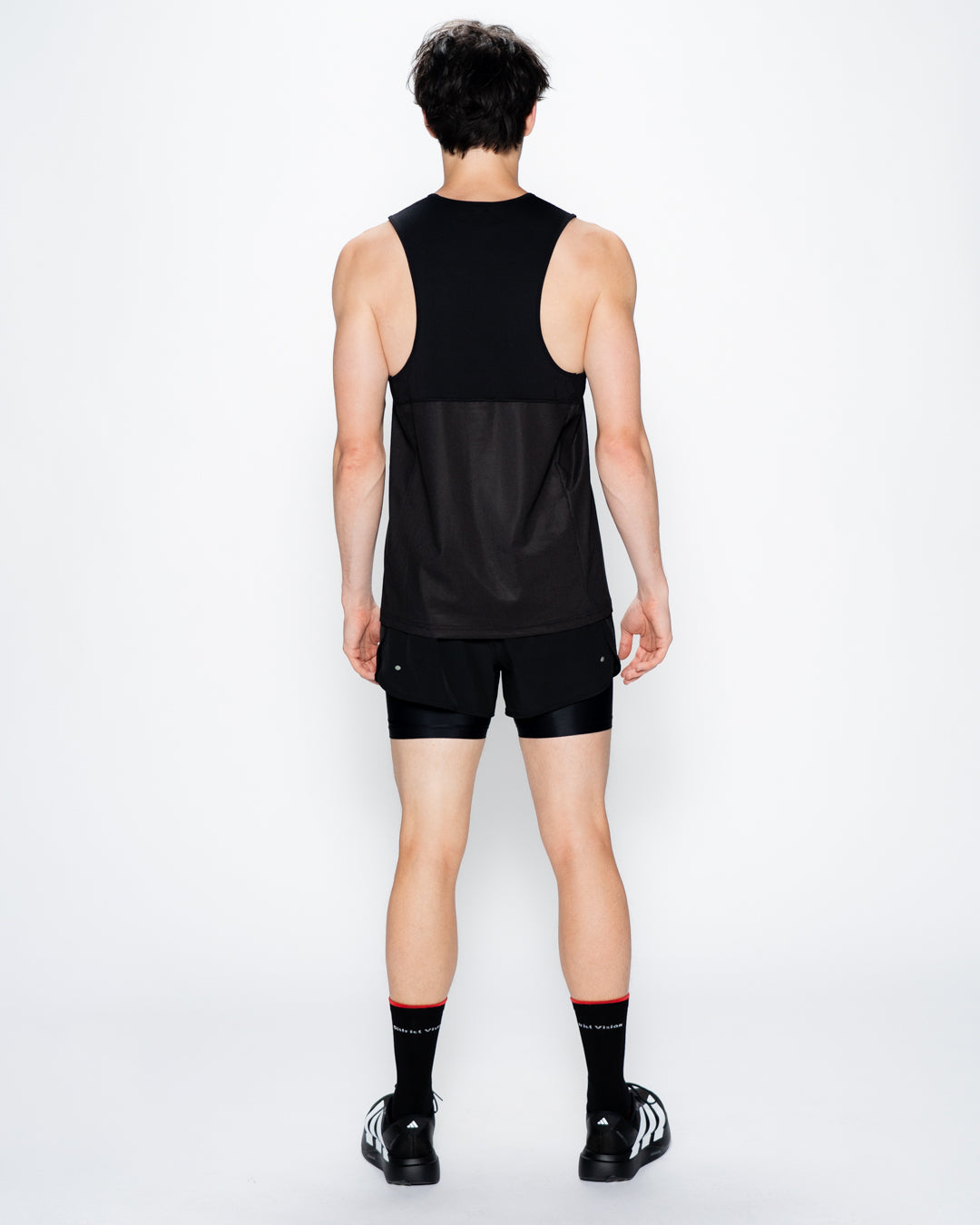 Mens Paneled Mesh Singlet