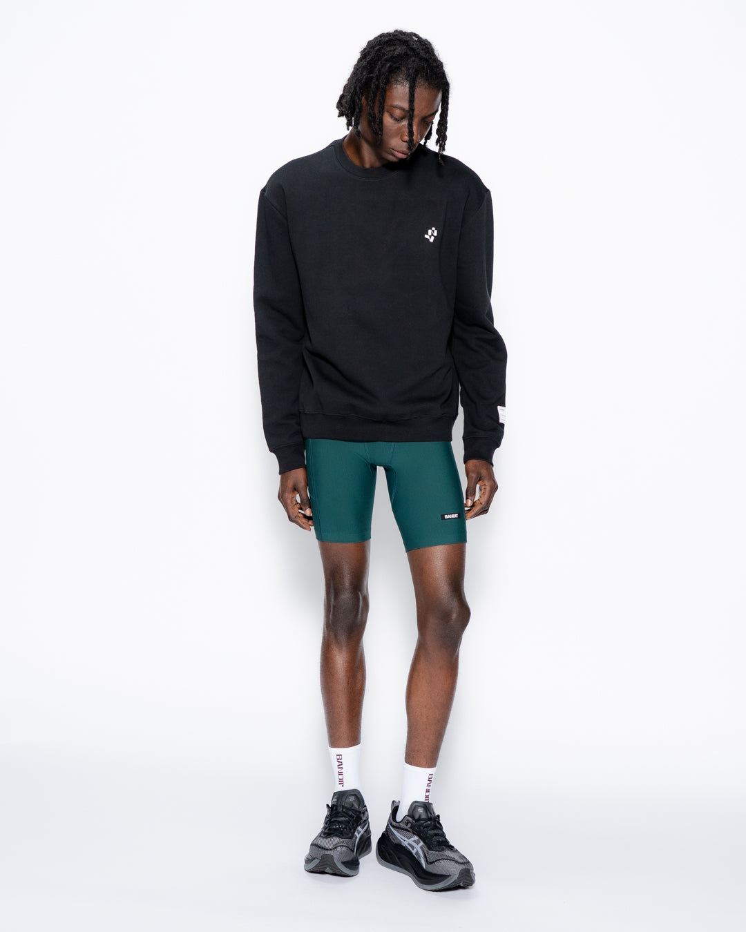 Classic Crewneck Sweatshirt  Abstract Grid - Unisex