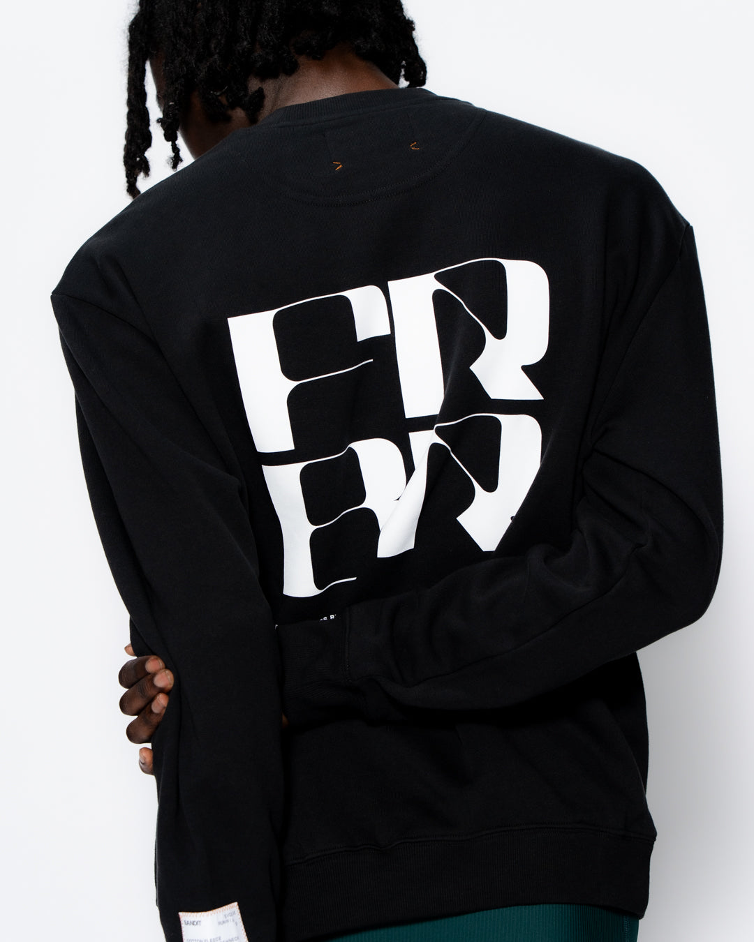 Classic Crewneck Sweatshirt  Abstract Grid - Unisex