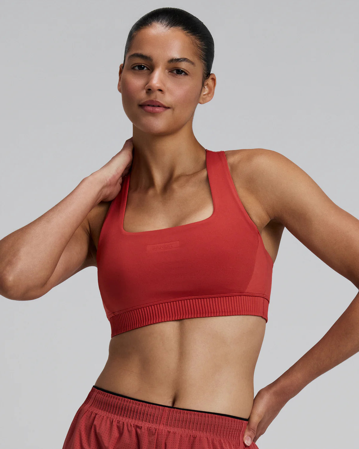 Womens Stamina-V™ Square Neck Run Bra