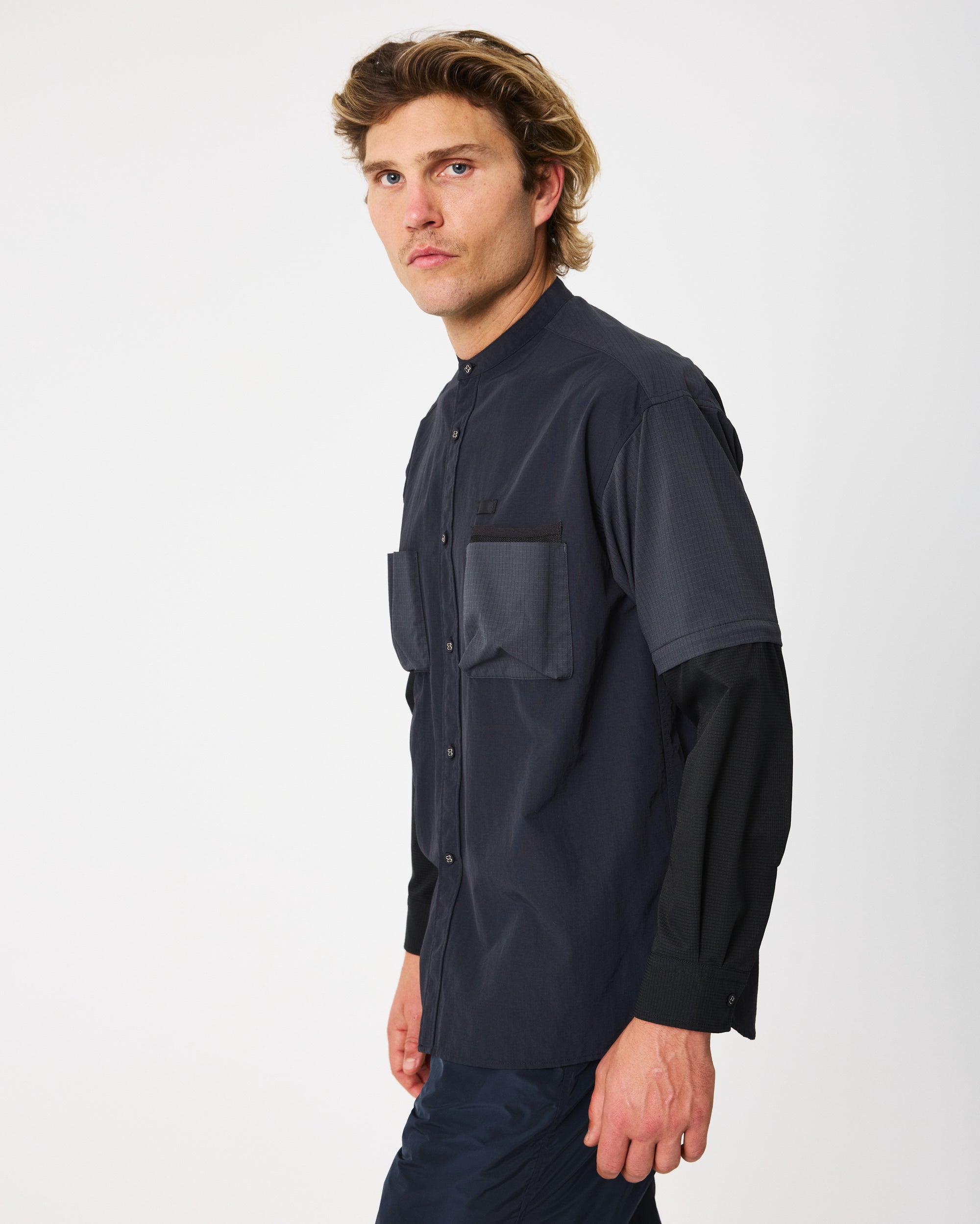 MENS RIPSTOP ZIP OFF SHIRT