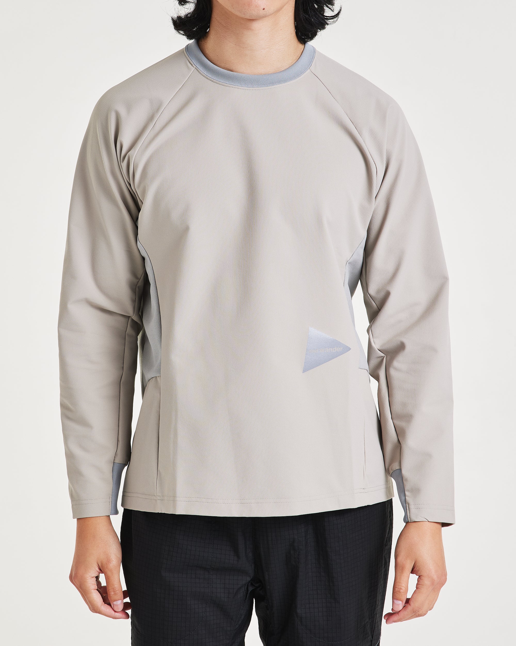 Mens Long Sleeve Hybrid Base Layer
