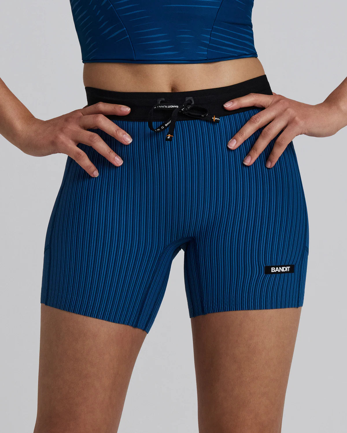 Womens Striped Cadence™ 5" Compression Shorts