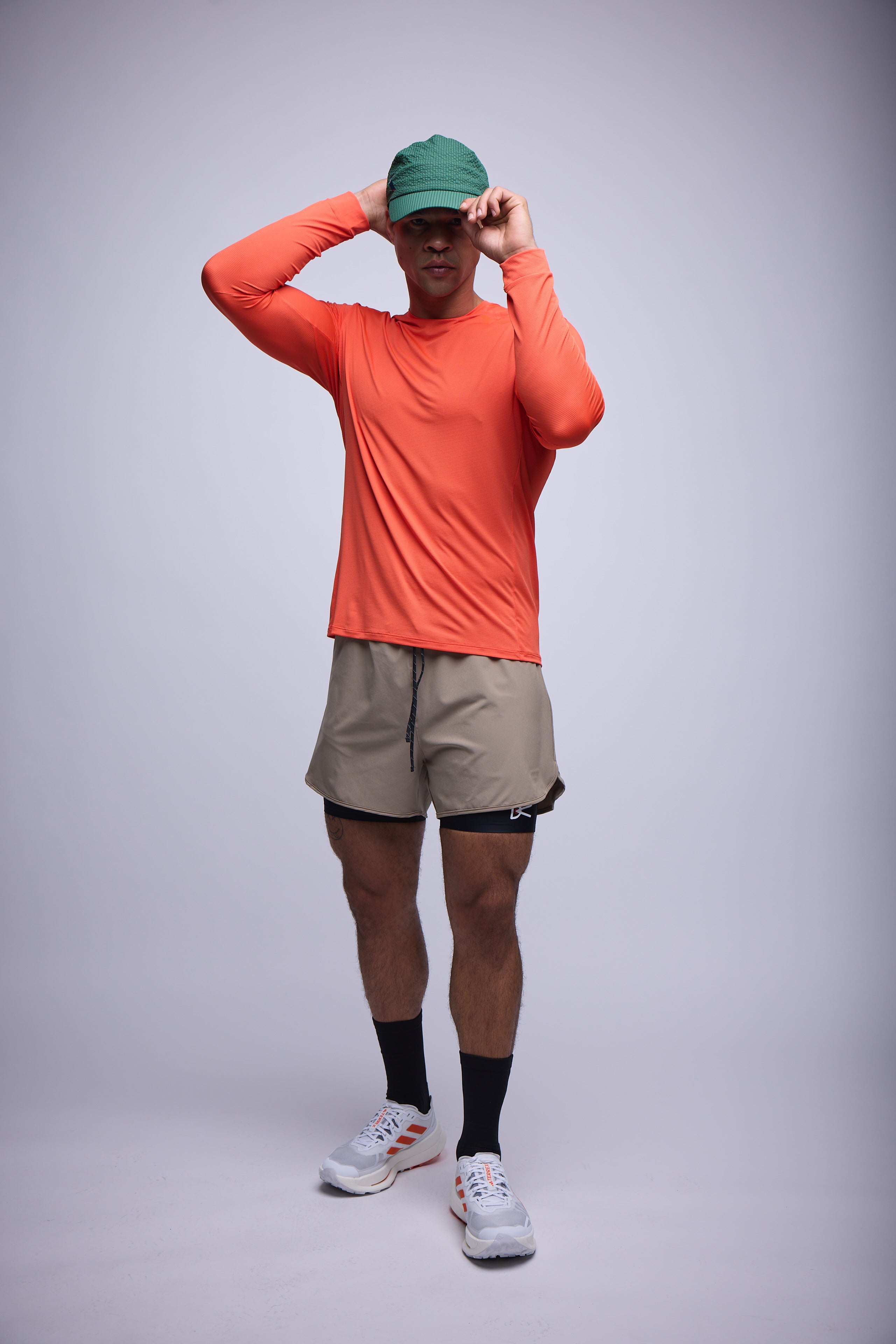 MENS LAYERED POCKETED TRAIL SHORTS