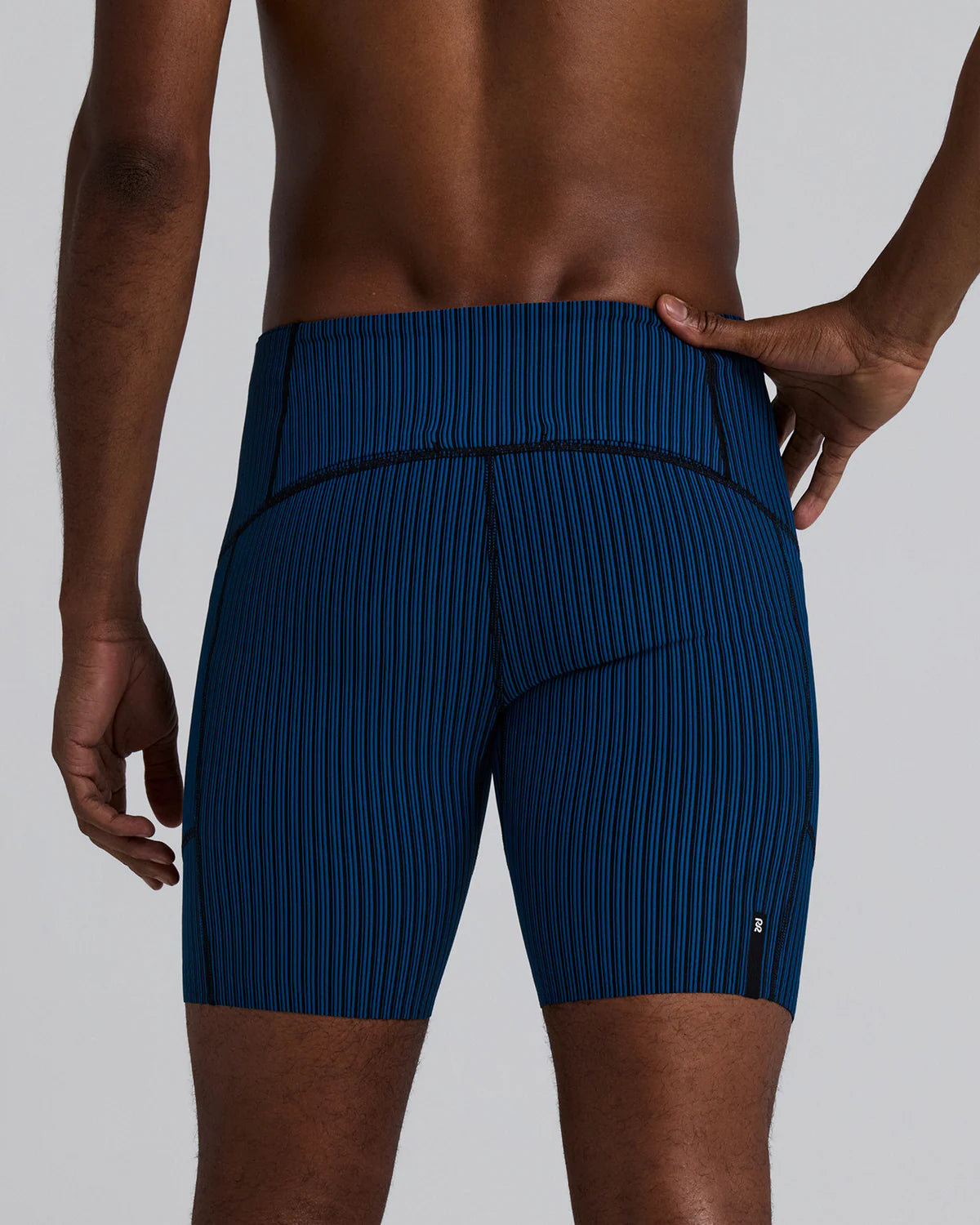 Mens Striped Cadence™ 7 Pocket Lined Quarter Tights