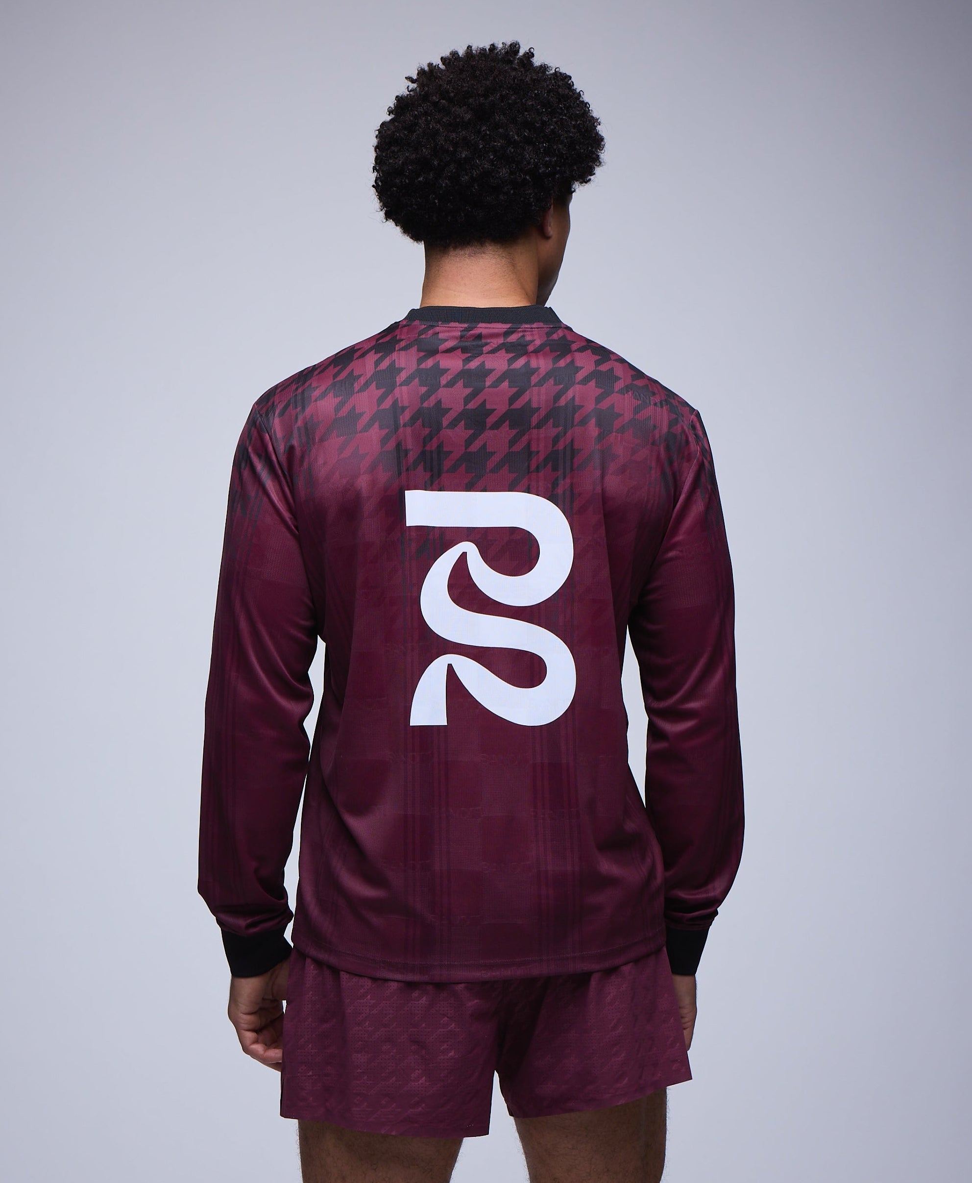 MENS JACQUARD FOOTY L/S