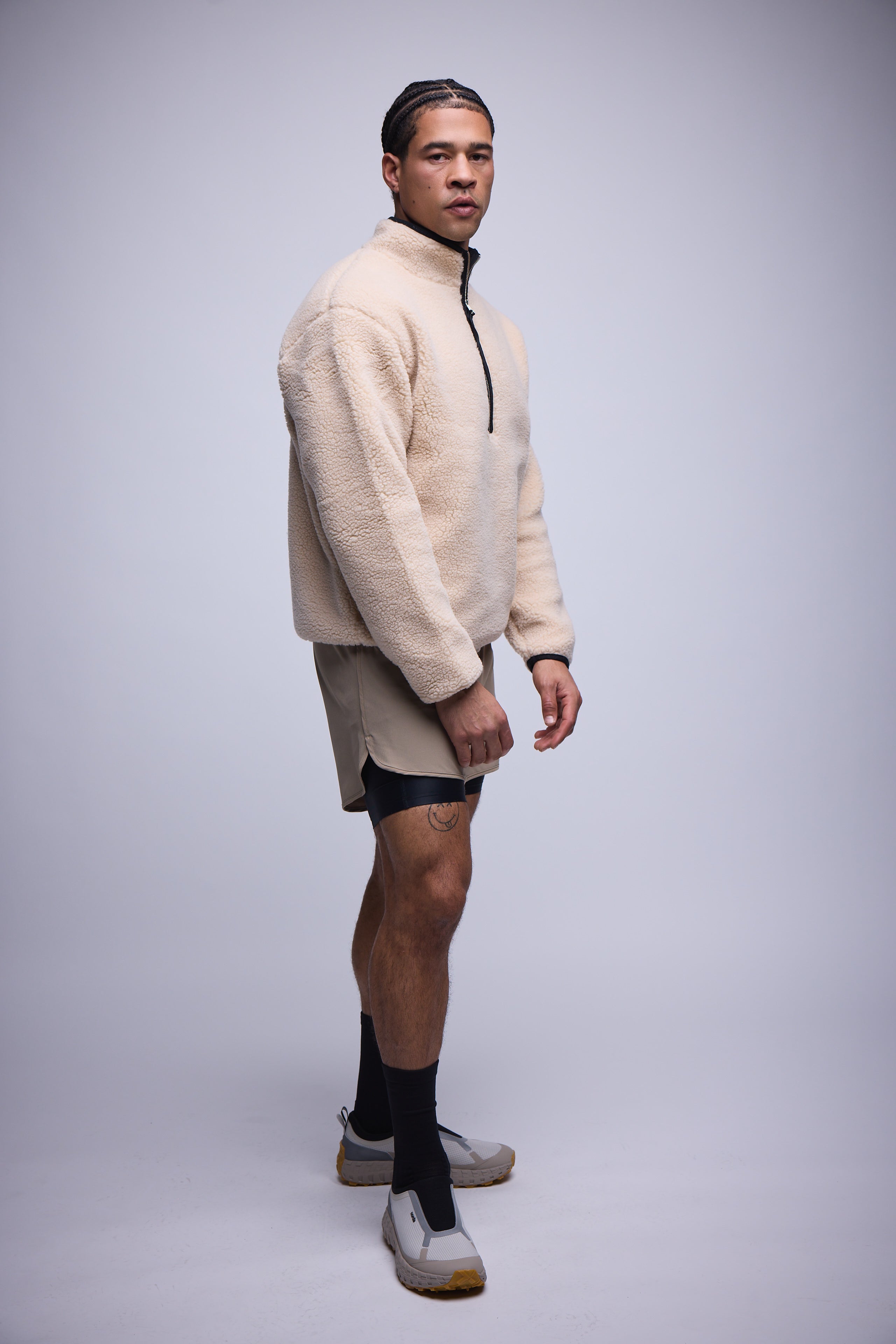 MENS HEAVYWEIGHT HALF ZIP FLEECE