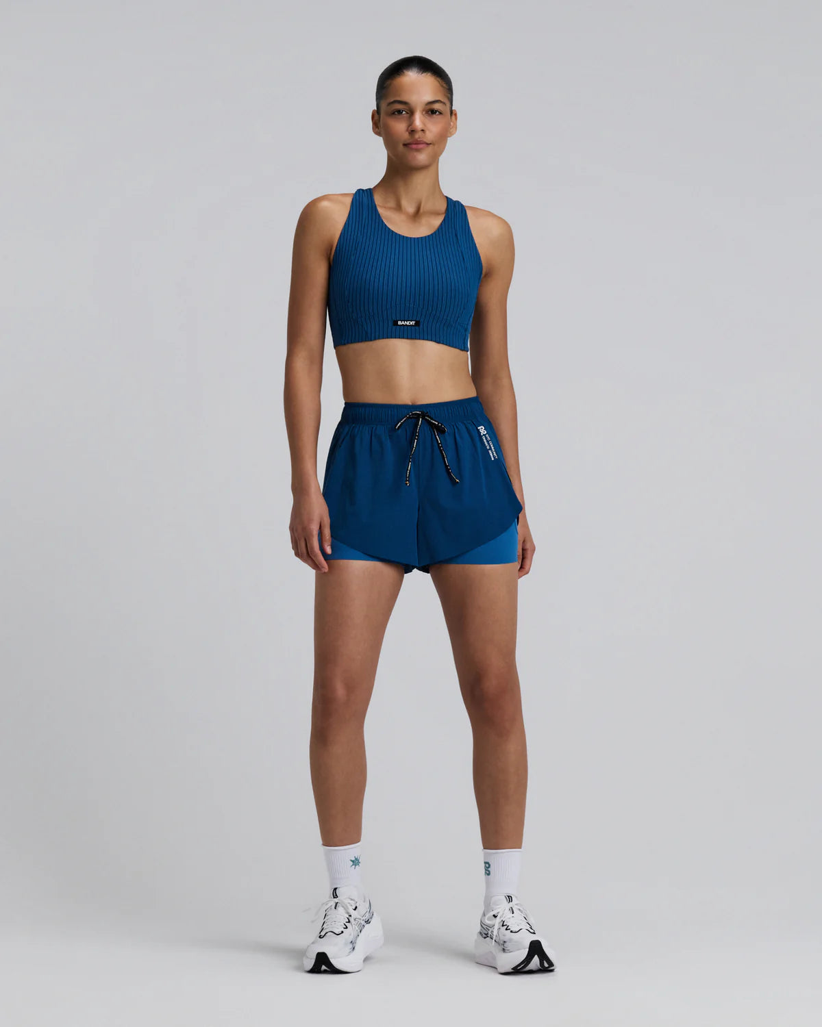 Womens Striped Cadence™ Longline Bra