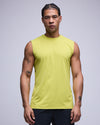 Mens Pace Air Tank - BE THE LIGHT GREEN