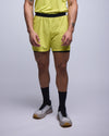 Mens Pace Trail Shorts - BE THE LIGHT GREEN