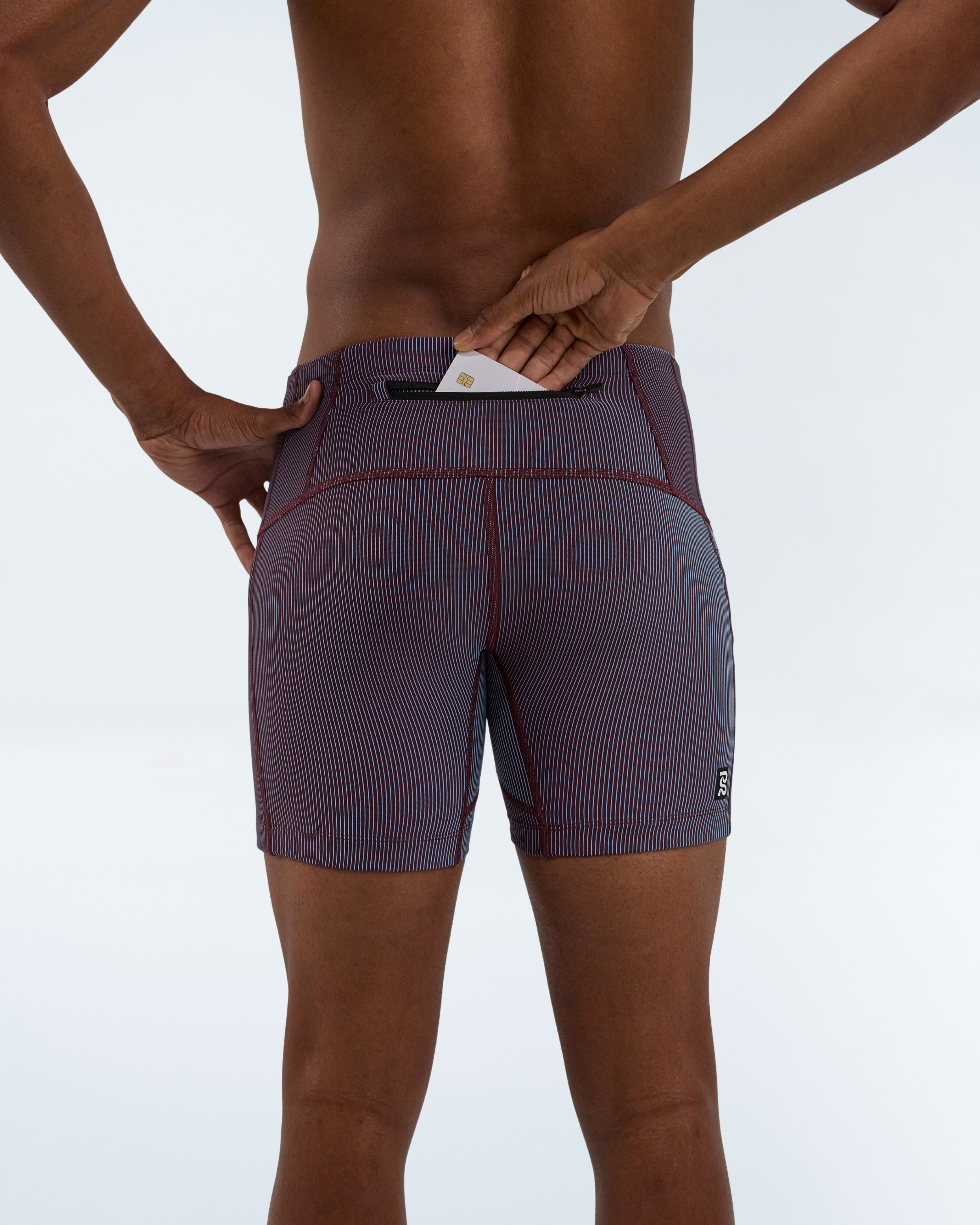 MENS STRIPED CADENCE™ 7 POCKET QUARTER TIGHTS