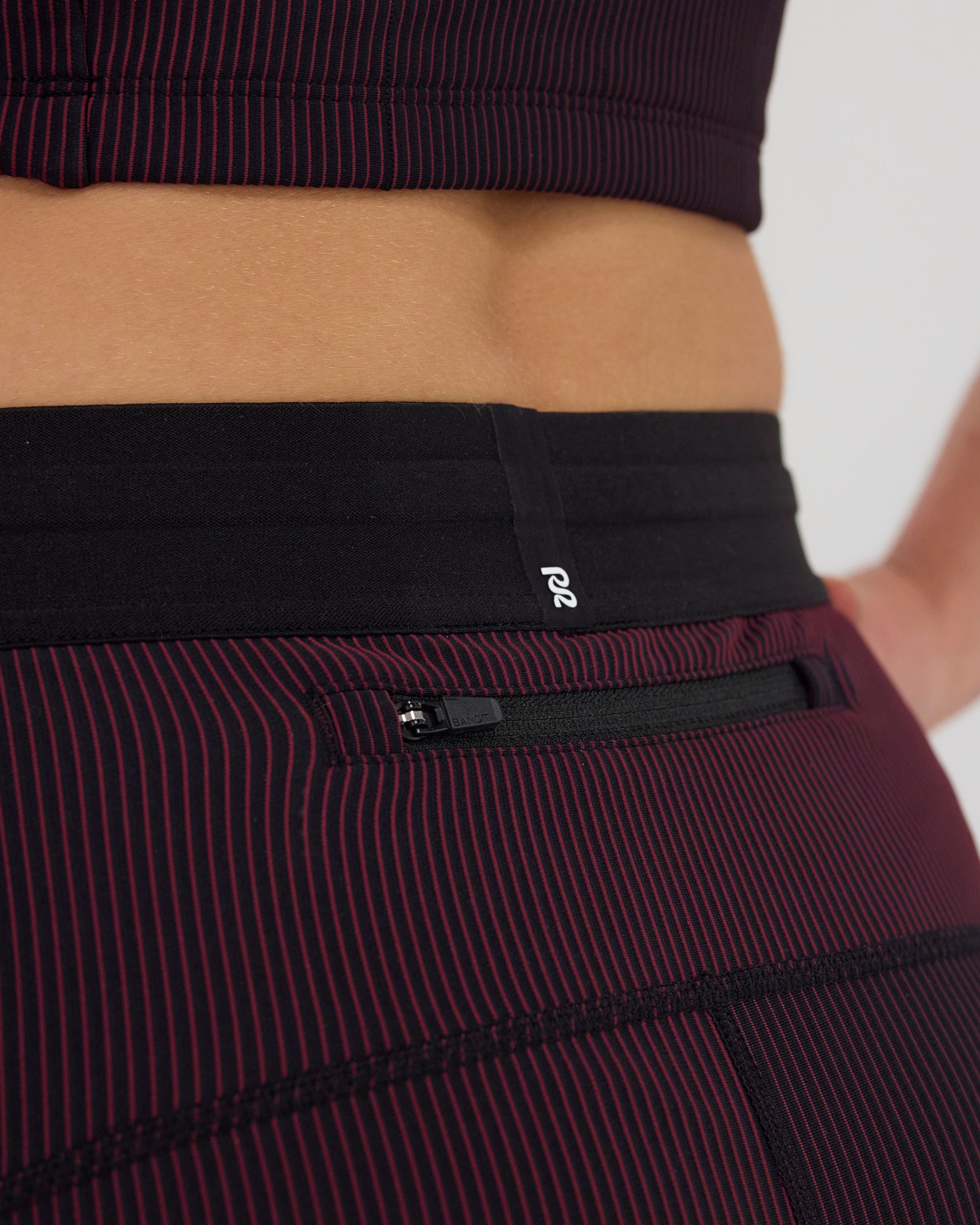 WOMENS STRIPED CADENCE™ 5" COMPRESSION SHORT