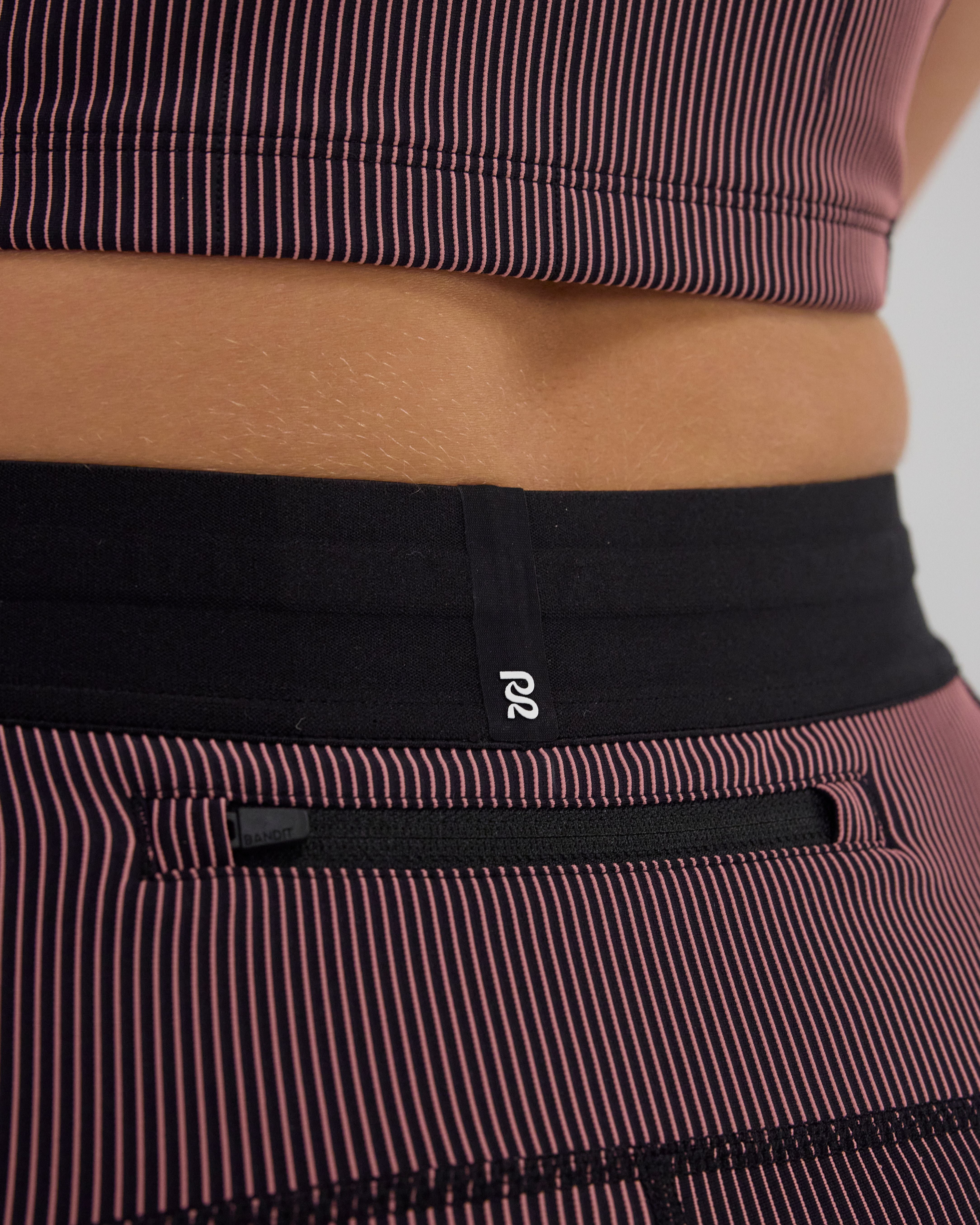 WOMENS STRIPED CADENCE™ 5" COMPRESSION SHORT