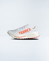 Mens Terrex Agravic Speed Ultra - White/Impact Orange