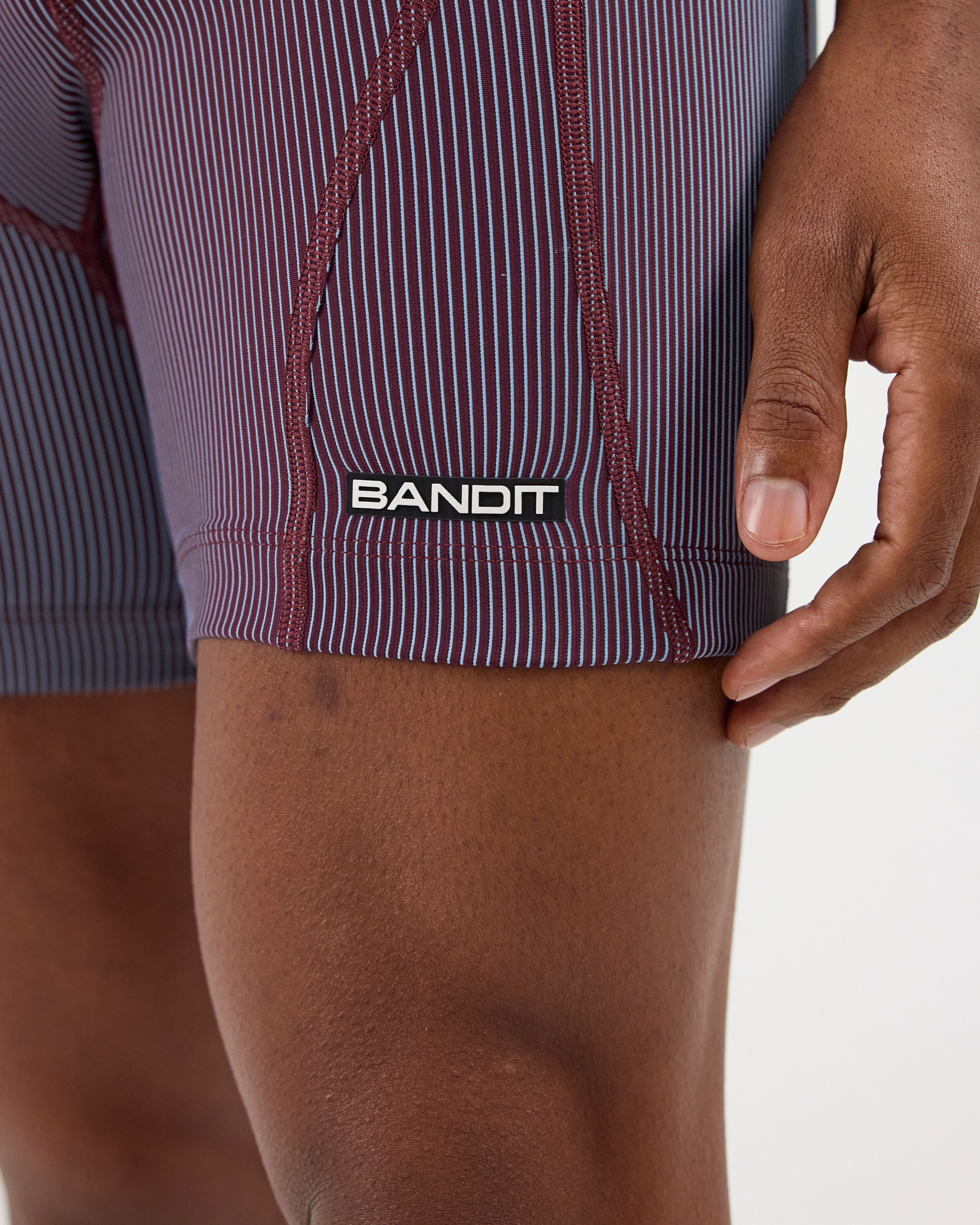 MENS STRIPED CADENCE™ 7 POCKET QUARTER TIGHTS