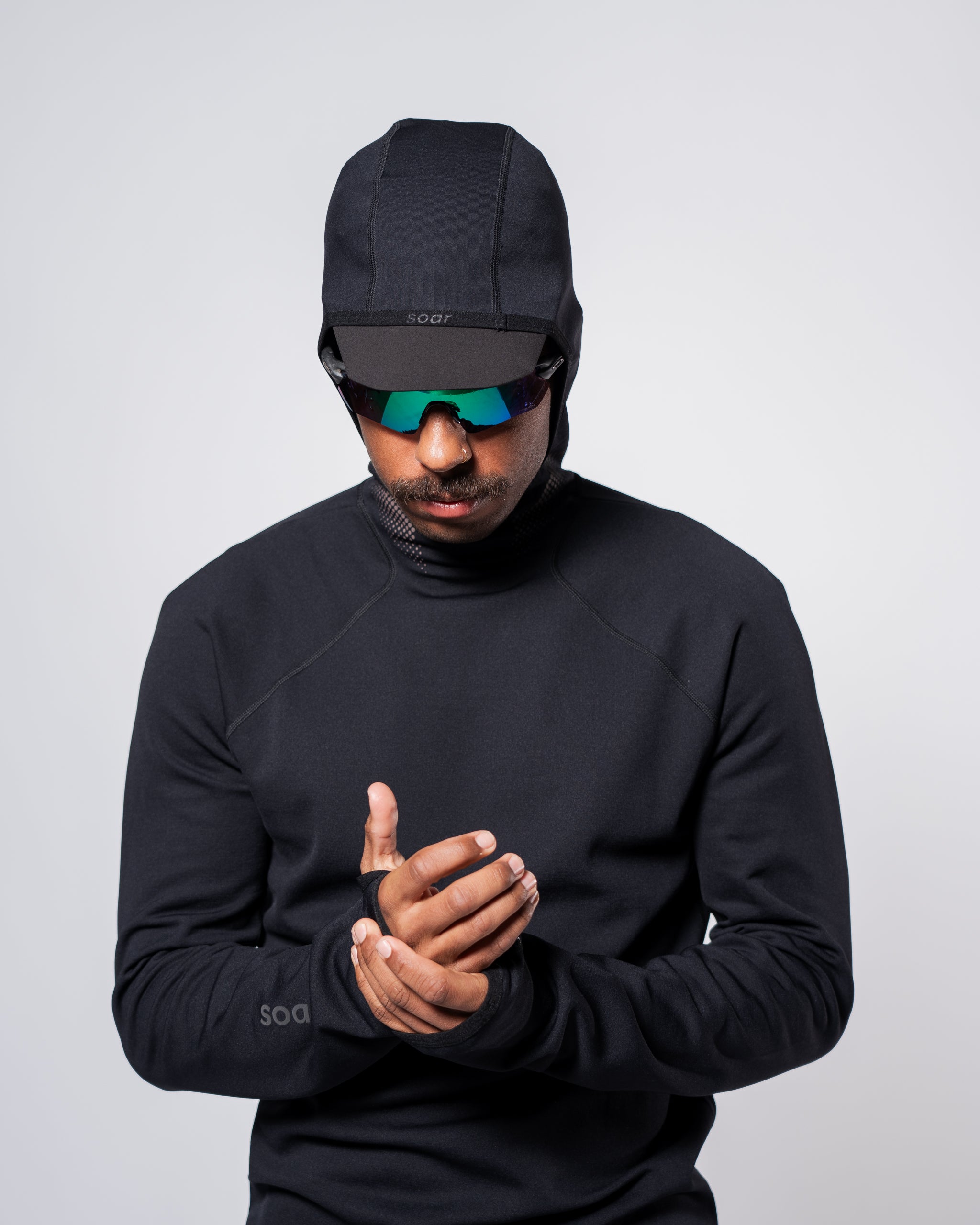 Mens Hooded WoolTech Top