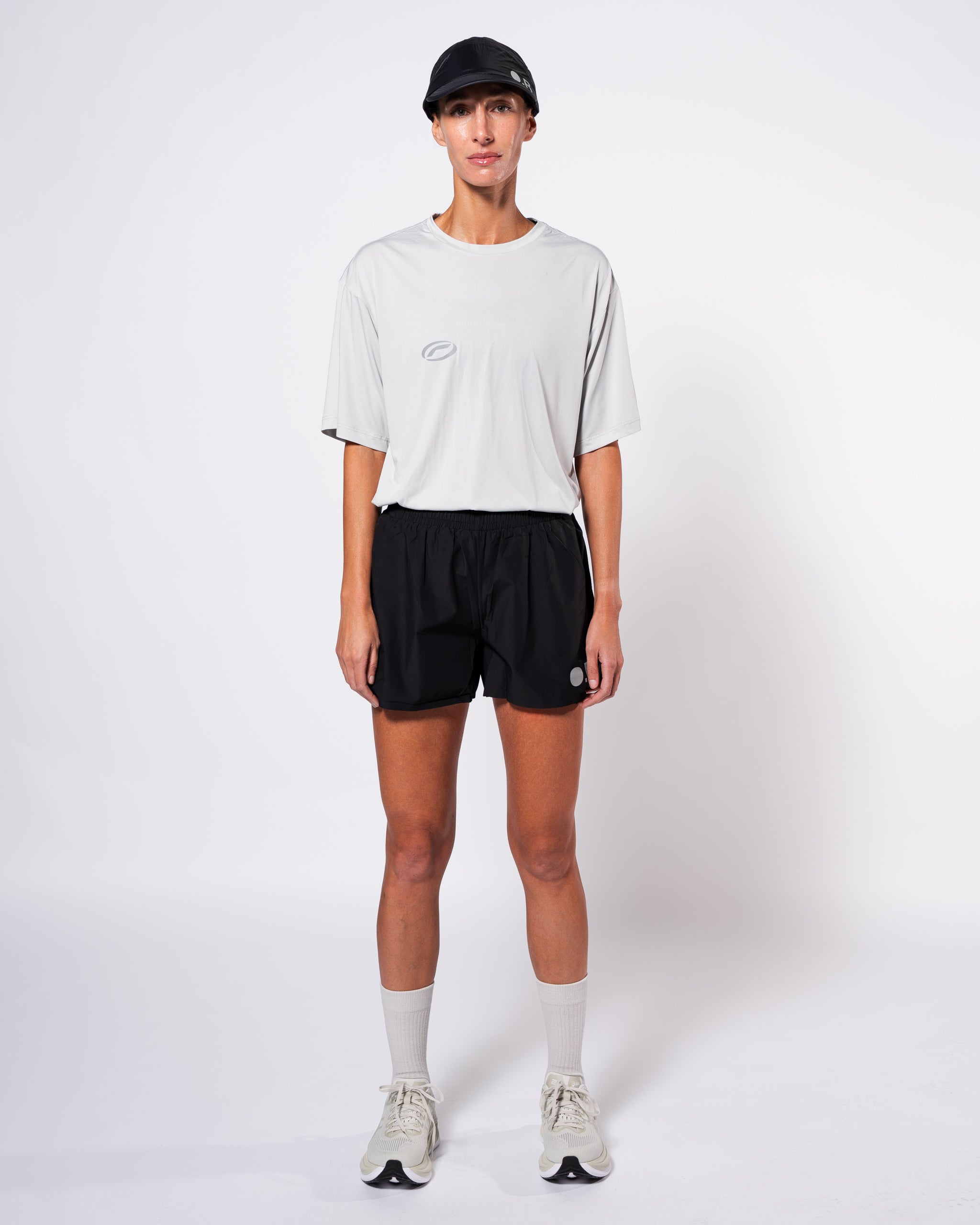 Womens Matte Nylon Shorts