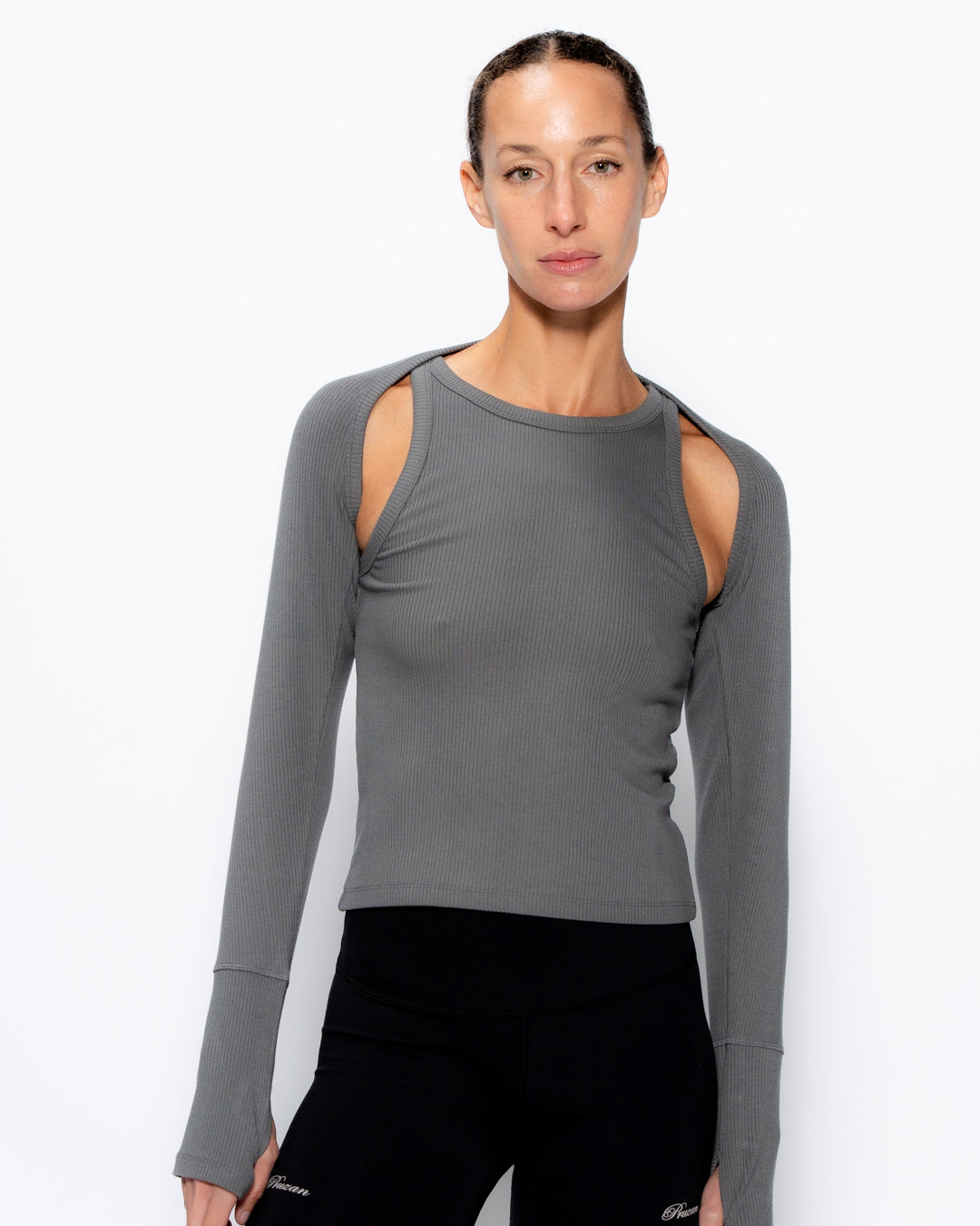 Rubbed Shrug & Tank Set