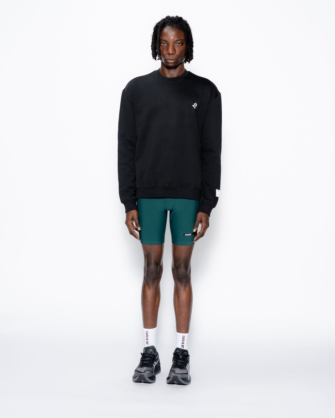 Classic Crewneck Sweatshirt  Abstract Grid - Unisex