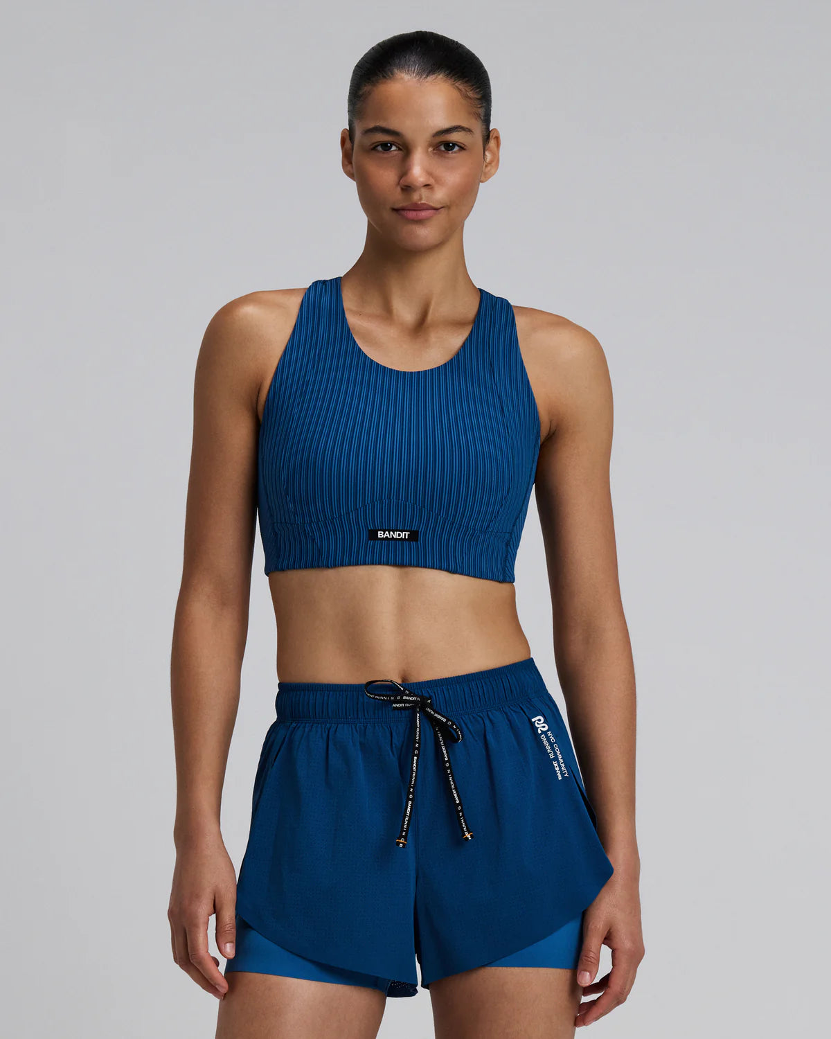 Womens Striped Cadence™ Longline Bra