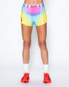Womens Marathon Shorts - Summer Rainbow